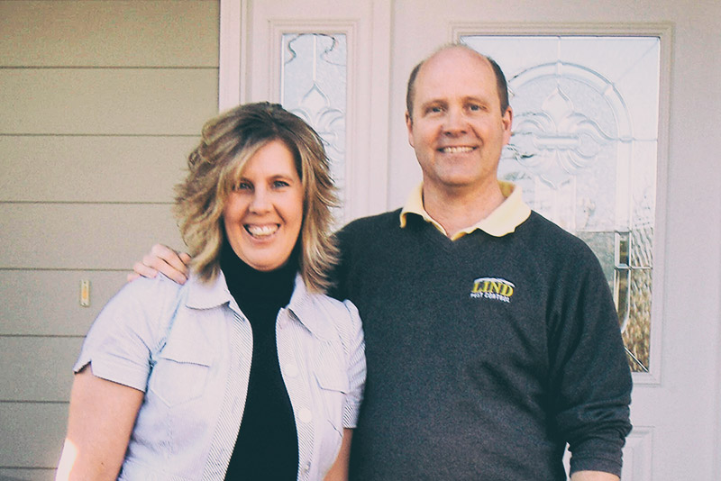 Lind Pest Control owners, Randy & Beth Lind